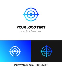 Target logo template. Logo branding for your new corporate company. File can be use vector eps and image jpg formats