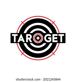 Target logo vector - focus concept.