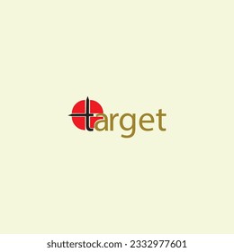 target logo vector illustration target shooting point concept