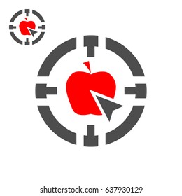 Target Logo,The sight of the Apple.