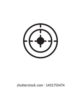 Target Mark Icon Vector Illustration
