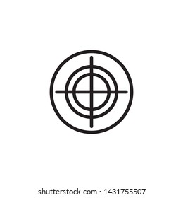 Target Mark Icon Vector Illustration