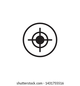 Target Mark Icon Vector Illustration