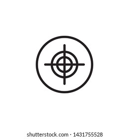 Target Mark Icon Vector Illustration