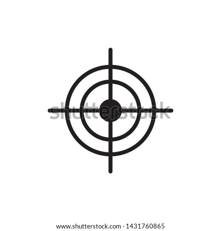 Target Mark Icon Vector Illustration