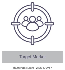 Elemento Público-Alvo Do Mercado Para Gráfico De Design