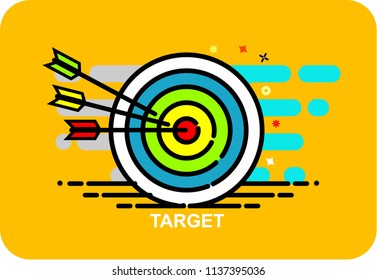 target market, icon vector