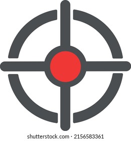 Ziel-Marketing-Pfeil-Symbol-Zielfokus