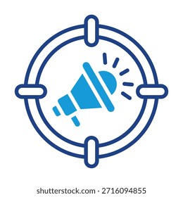 Elemento De Ícone De Marketing De Destino Para Design