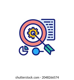 Target Marketing icon in vector. Logotype