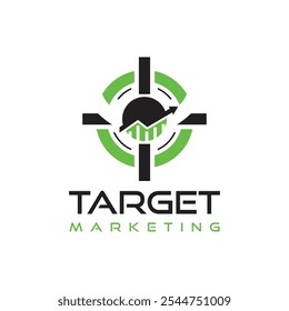 Target Marketing Logo Design Template.