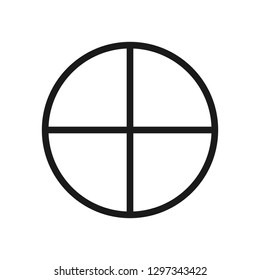 Target. Minimal thin line web icon. Simple vector illustration outline.