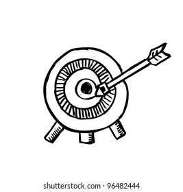 target mission for business , illustration vector