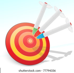 target with missles