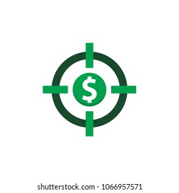 Target Money Logo Icon Design