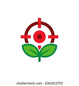 Target Nature Logo Icon Design