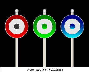 target on pylon