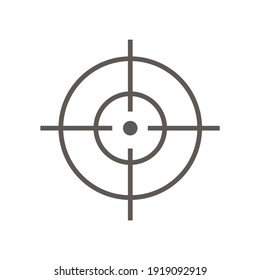 target on white background vector illustration