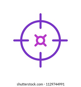 Target outline icon