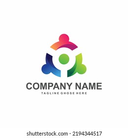 target people group vector logo template