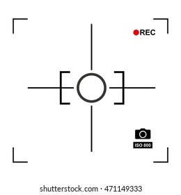target photographic isolated icon vector illustration design