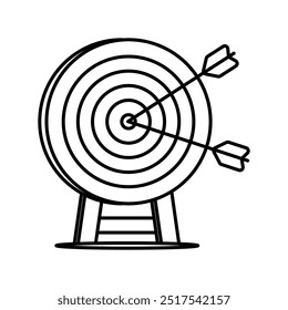 Gliederungssymbol "Zielplan", Vektorgrafik