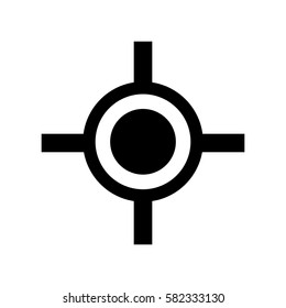 target point isolated icon