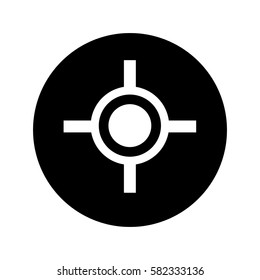 target point isolated icon