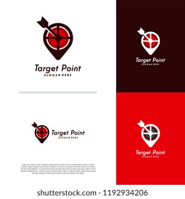 Target Point logo designs template, Target Logo designs symbol