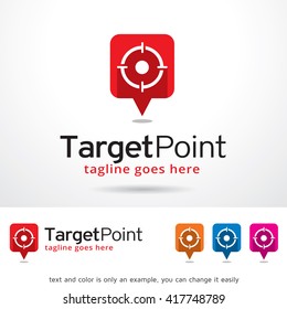 Target Point Logo Template Design Vector