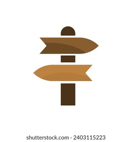 icono de apuntar hacia un fondo blanco, ilustración vectorial