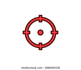 Target  premium line icon. Simple high quality pictogram. Modern outline style icons. Stroke vector illustration on a white background. 