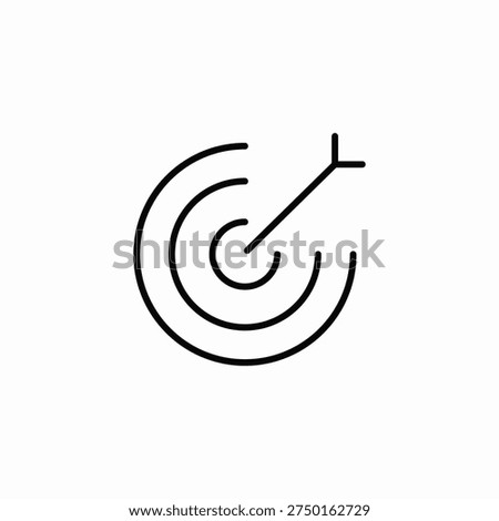 target reach icon sign vector