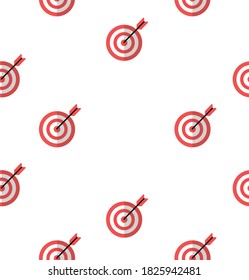 target red icon with arrow  seamless pattern background