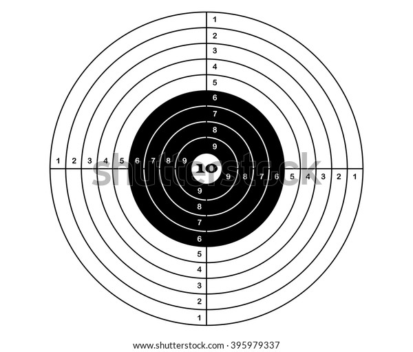 Target Rifle Shooting Vector Sports Stock Vector (Royalty Free ...