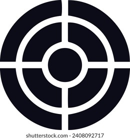 Vektordesign des Zielverkaufssymbols