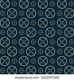 Target Scope icon luxury blue repeating pattern beautiful vector illustration background