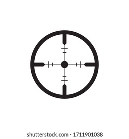 Target Scope Icon In Trendy  Design Vector Eps 10