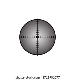 Target Scope Icon In Trendy  Design Vector Eps 10