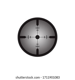 Icono De Ámbito De Destino En El Vector De Diseño De Moda Eps 10