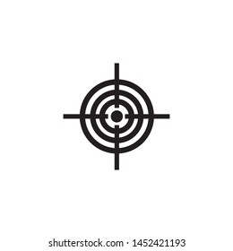 target scope icon vector illustration