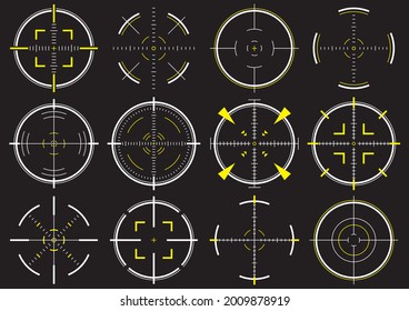 Target Scope Vector Illustration Material