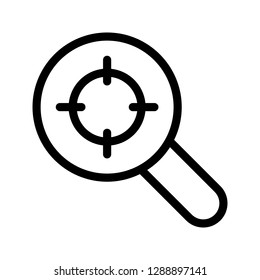 target search line icon