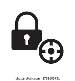 target security Lock icon symbol