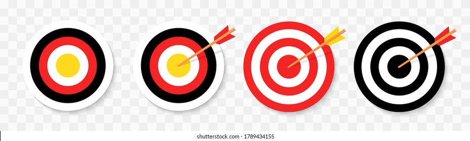 Target set icon. Vector sign