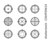 target set vector design illustration