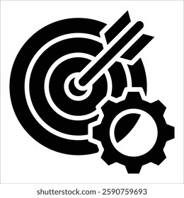 Target Setting Icon Element For Design