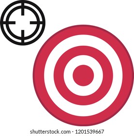 Target with a shooter