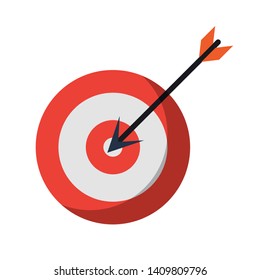 target shooting cartoon vector illustration graphic design