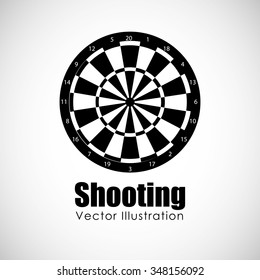 target shooting design, vector illustration eps10 graphic 